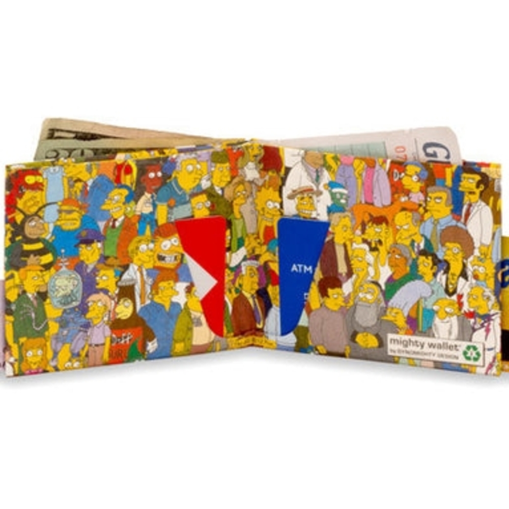 Mighty Wallet Cartoon Print